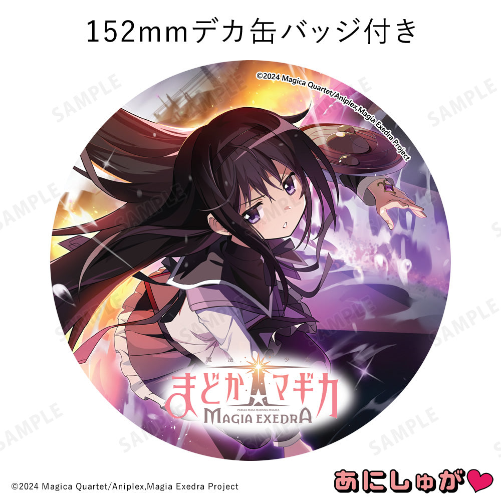 「魔法少女まどか☆マギカ Magia Exedra」2025年クリスマスケーキ(特典152mmデカ缶バッジ付き) 暁美ほむら