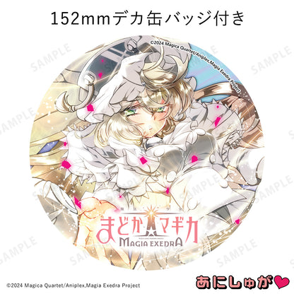 「魔法少女まどか☆マギカ Magia Exedra」2025年クリスマスケーキ(特典152mmデカ缶バッジ付き) 美国織莉子